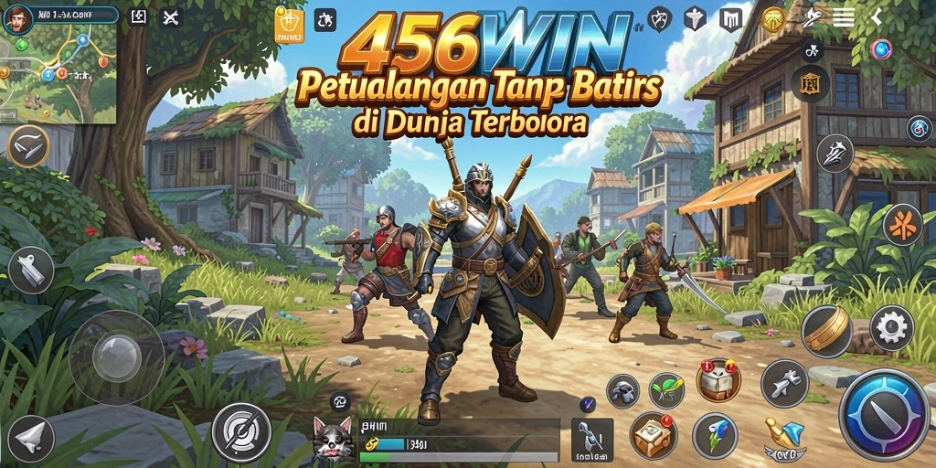 Tampilan menarik dari gameplay Open World 456WIN.