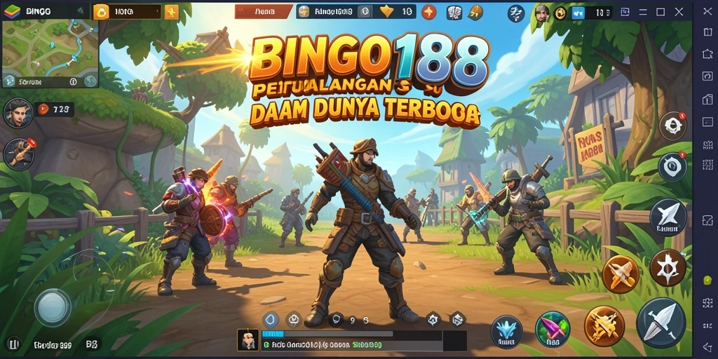 Screenshot BINGO188 menampilkan dunia terbuka yang menakjubkan dengan eksplorasi yang luas.