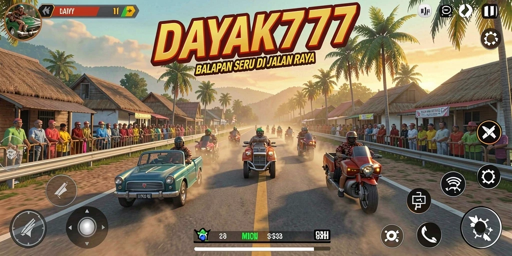 Tampilkan aksi balapan seru dari <strong>DAYAK777</strong> dengan grafik menawan.