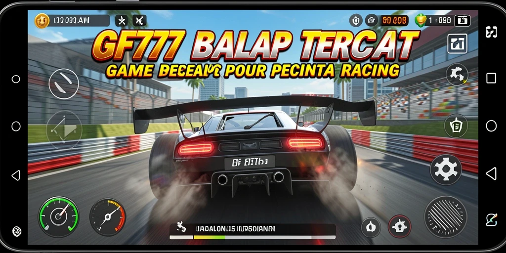 Tampilan gameplay balap seru dan menegangkan di GF777.