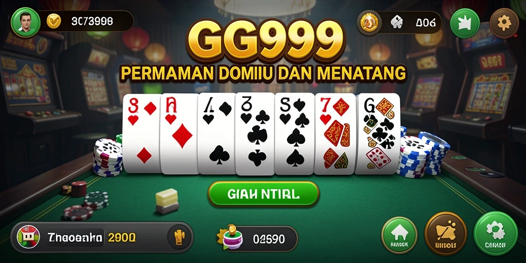 Screenshot menunjukkan gameplay seru dan interaktif dari permainan Domino.