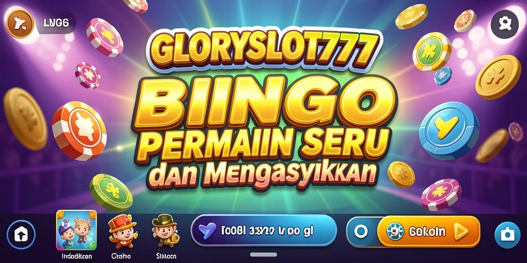 Tampilan menarik dari gameplay Bingo di GLORYSLOT777.