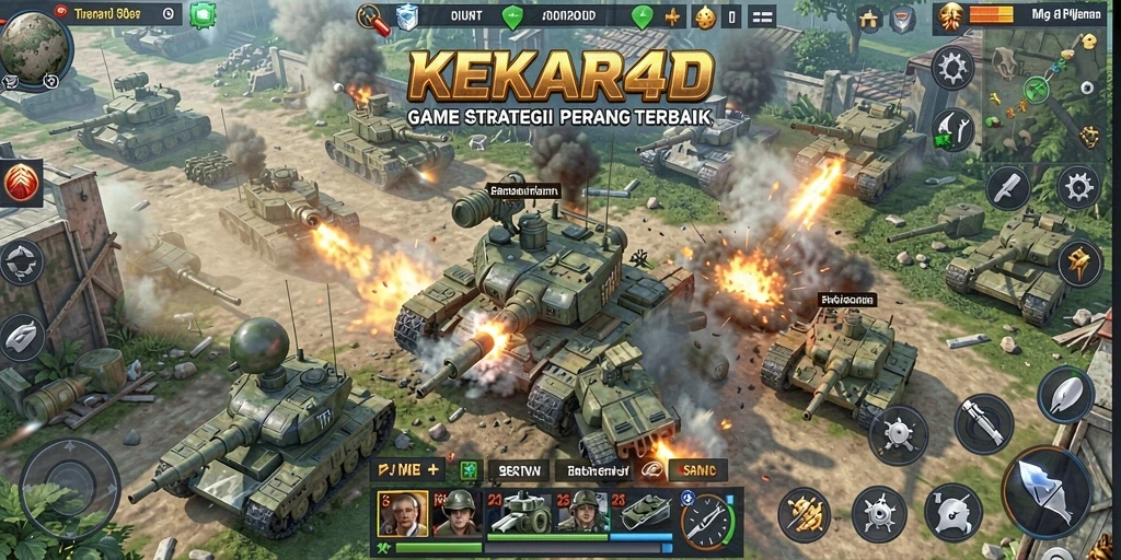 Tampilan gameplay SLG yang mendebarkan di KEKAR4D.
