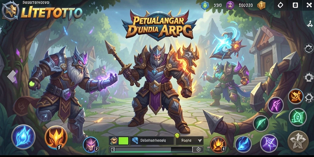 Tampilan gameplay LITETOTO yang penuh aksi dan strategi.