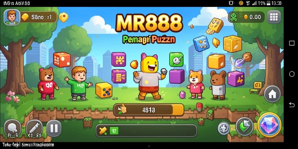 Tampilan gameplay menarik dari MR888 dengan teka-teki yang beragam.