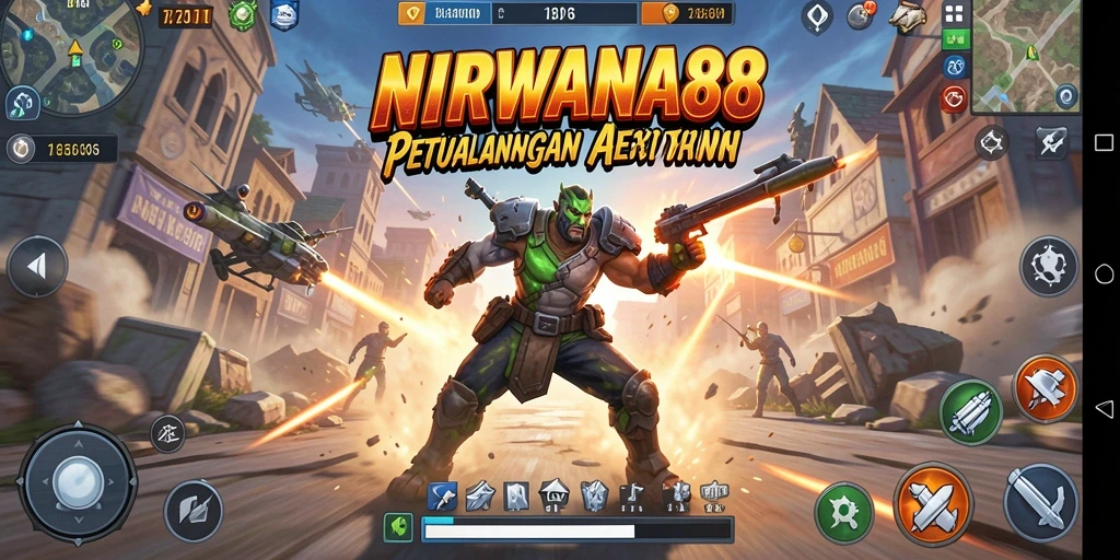 Tampilan gameplay NIRWANA88 yang penuh aksi mendebarkan.