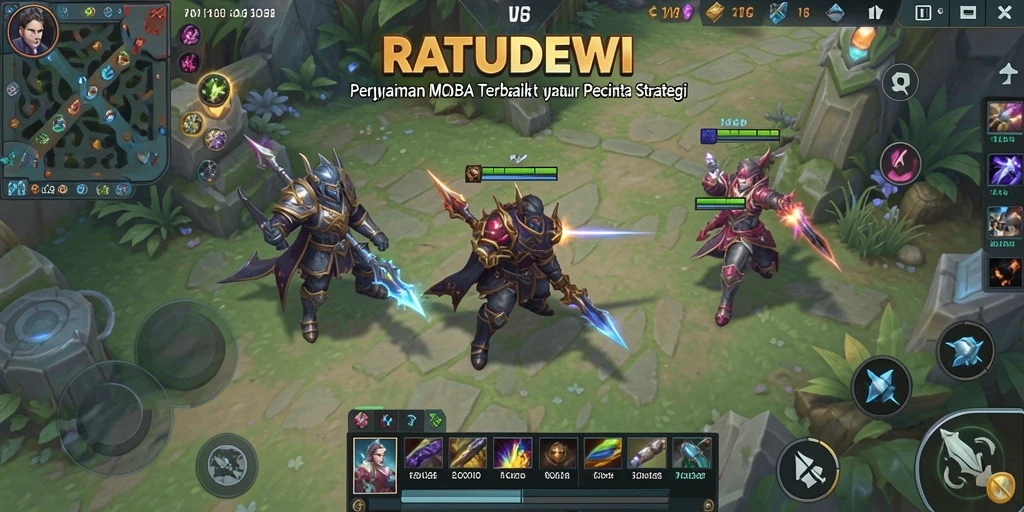 Gameplay seru dan menegangkan dalam RATUDEWI.