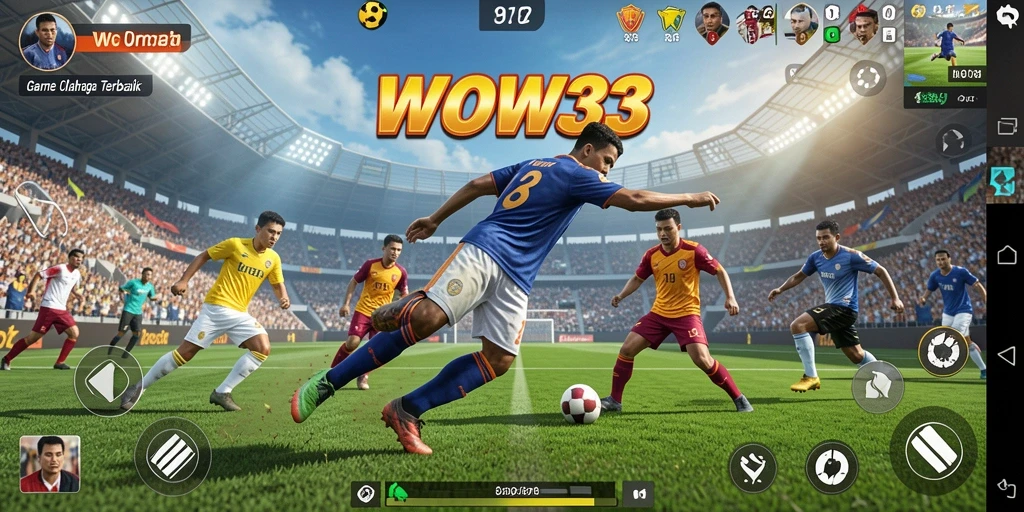 Tampilan menarik dari permainan olahraga WOW33 dengan aksi seru di lapangan.