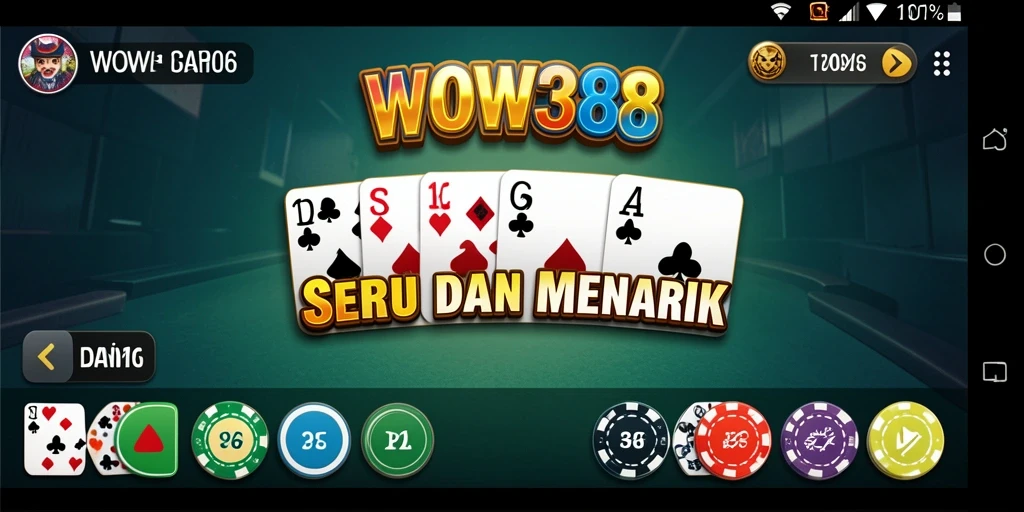 Tampilan gameplay seru di WOW388 dengan aksi Domino yang menegangkan.